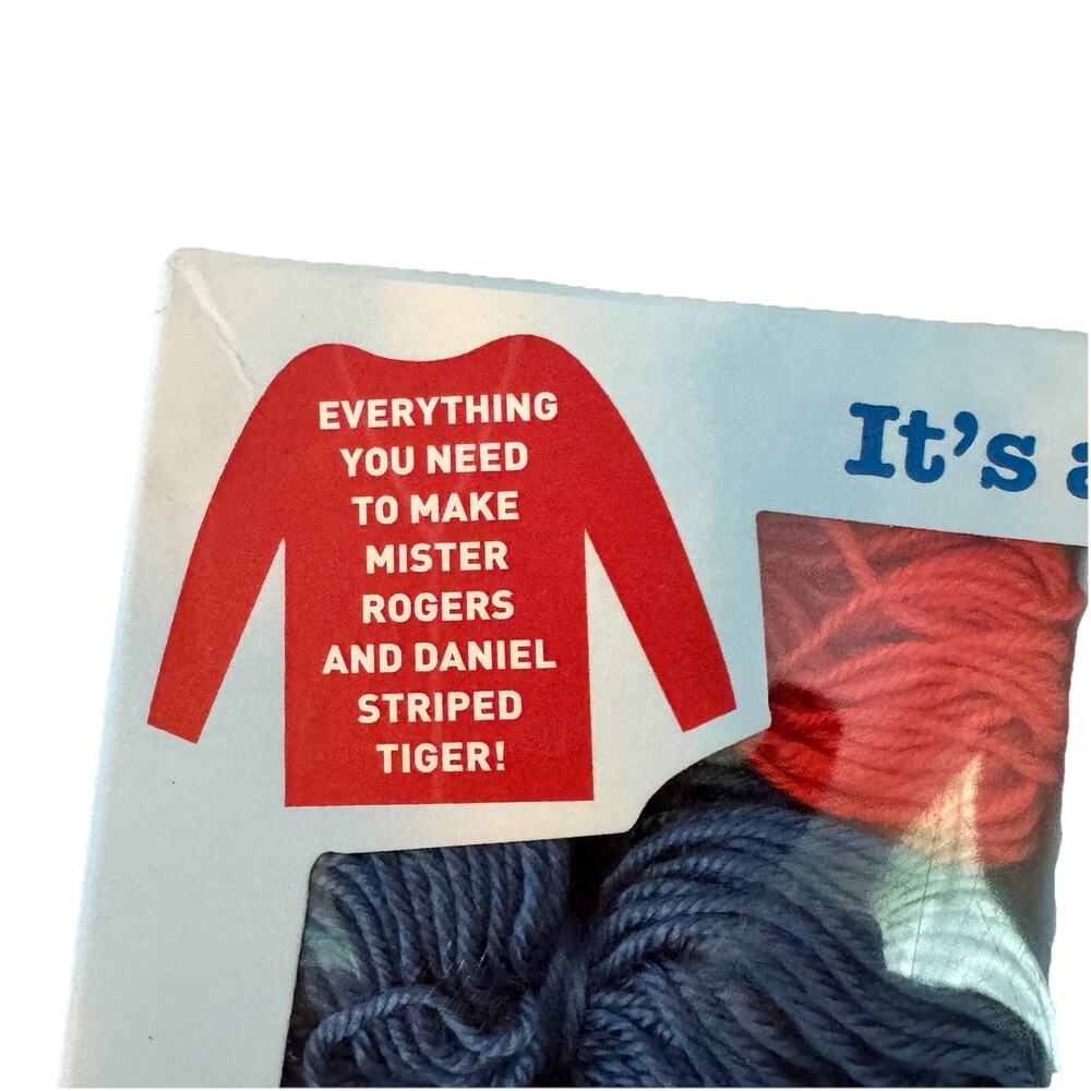 Mister Rogers' Neighborhood Crochet Kit Daniel The Tiger Arts And Crafts Retro - Picture 2 of 7